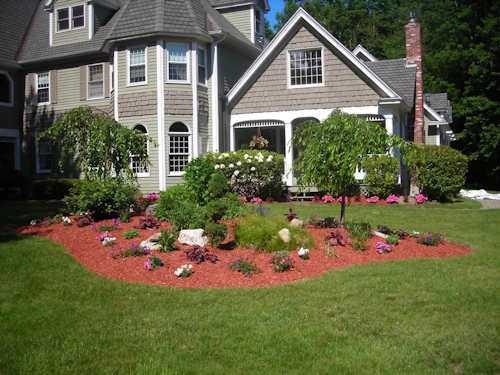 Landscaped Island