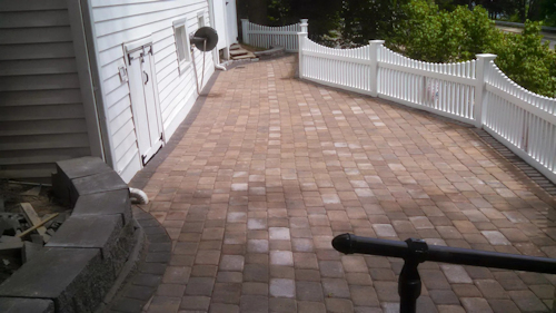 Paved walkway